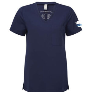 Kasack mit Brusttasche und Stick, Damen